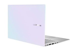 ASUS VivoBook S14 S433 كمبيوتر محمول رفيع وخفيف الوزن ، شاشة 14 بوصة FHD ، وحدة المعالجة المركزية Intel Core i5-1135G7 ، ذاكرة وصول عشوائي DDR4 سعة 8 جيجابايت ، SSD 512 جيجابايت ، Thunderbolt 3 ، Wi-Fi 6 ، Windows 10 ، AI Noise-Cancellation ، Dreamy White ، S433EA-DH51