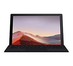 Microsoft Surface Pro 7 - شاشة لمس 12.3 بوصة - معالج Intel Core i5 العاشر - ذاكرة 8 جيجا بايت - SSD 256 جيجا بايت - أسود غير لامع