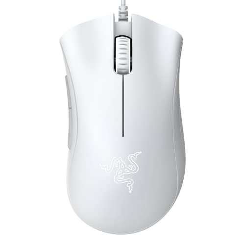 ماوس الألعاب Razer DeathAdder Essential: مستشعر ضوئي 6400 نقطة في البوصة - 5 أزرار قابلة للبرمجة - مفاتيح ميكانيكية - مقابض جانبية مطاطية - أبيض زئبقي ماوس الألعاب Razer DeathAdder Essential: مستشعر ضوئي 6400 نقطة في البوصة - 5 أزرار قابلة للبرمجة - مفاتيح ميكانيكية - مقابض جانبية مطاطية - أبيض زئبقي