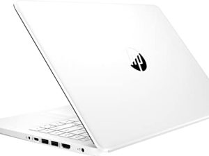 لاب توب 2022 HP Stream 14 بوصة ، معالج Intel Celeron N4020 ثنائي النواة ، ذاكرة DDR4 4 جيجا بايت ، تخزين 128 جيجا بايت (بطاقة 64 جيجا بايت eMMC + 64 جيجا بايت) ، WiFi ، كاميرا ويب ، بلوتوث ، Microsoft 365 Win10 S لمدة عام واحد ، سنو وايت | حزمة NoCo