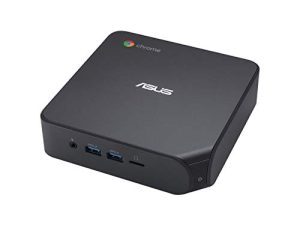 ASUS Chromebox4 مع Intel Core i7-10510U وذاكرة وصول عشوائي 16 جيجا بايت وذاكرة تخزين SSD M.2 PCIE 256 جيجا بايت و Power / DisplayPort Over Type C و Dual HDMI و Gigabit LAN و WiFi 6 وقارئ بطاقات MicroSD و VESA Mount و Chrome OS