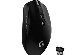 ماوس الألعاب اللاسلكي Logitech G305 LIGHTSPEED ، مستشعر Hero 12K ، 12000 نقطة في البوصة ، خفيف الوزن ، 6 أزرار قابلة للبرمجة ، عمر بطارية يصل إلى 250 ساعة ، ذاكرة داخلية ، كمبيوتر شخصي / ماك - أسود