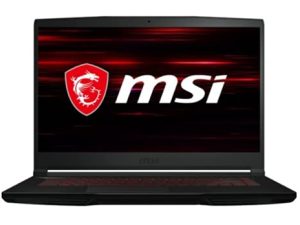 2021 MSI - GF63035 | كمبيوتر محمول للألعاب مقاس 15.6 بوصة بدقة عالية كاملة | Intel Core i5-10200H | 8 جيجابايت DDR4 / 3200 ميجاهرتز و 256 جيجابايت SSD (PCI-e) | أسود ، Windows 10 Home