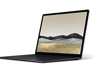 Microsoft Surface Laptop 3 الجديد بشاشة تعمل باللمس AMD Ryzen 5 إصدار Microsoft Surface - ذاكرة 8 جيجابايت - محرك أقراص الحالة الصلبة 256 جيجابايت أسود غير لامع (تم تجديده)