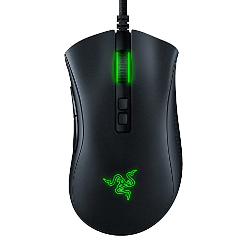 ماوس الألعاب Razer DeathAdder V2: مستشعر بصري 20K DPI - أسرع مفتاح للماوس في الألعاب - إضاءة Chroma RGB - 8 أزرار قابلة للبرمجة - مقابض جانبية مطاطية - أسود كلاسيكي ماوس الألعاب Razer DeathAdder V2: مستشعر بصري 20K DPI - أسرع مفتاح للماوس في الألعاب - إضاءة Chroma RGB - 8 أزرار قابلة للبرمجة - مقابض جانبية مطاطية - أسود كلاسيكي