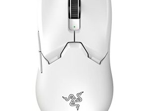 ماوس الألعاب اللاسلكي Razer Viper V2 Pro HyperSpeed اللاسلكي: 59 جرام خفيف الوزن للغاية - مفاتيح ضوئية Gen-3 - مستشعر بصري 30K - عناصر تحكم على الماوس DPI - بطارية 80 ساعة - كابل USB من النوع C مرفق - أبيض