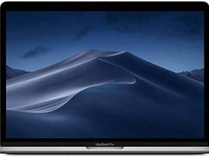 Apple MacBook Pro Retina مقاس 13 بوصة ، Touch Bar ، معالج Intel Core i5 رباعي النواة بسرعة 2.3 جيجاهرتز ، وذاكرة وصول عشوائي (RAM) سعة 8 جيجابايت ، وذاكرة SSD بسعة 256 جيجابايت - رمادي فلكي (مجدد)