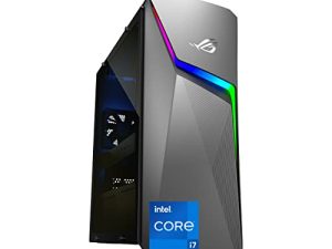 كمبيوتر سطح المكتب ROG Strix G10 للألعاب ، Intel Core i7-11700 ، GeForce RTX 3060 ، ذاكرة وصول عشوائي DDR4 سعة 16 جيجابايت ، 1 تيرابايت PCIe SSD ، Wi-Fi 5 ، Windows 11 Home ، G10CE-AH766