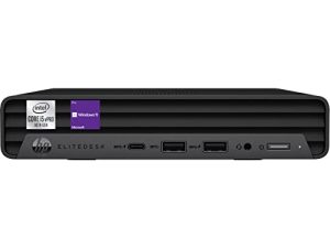 كمبيوتر مكتبي HP EliteDesk 800 G6 للأعمال ، Intel Core i5-10500T vPro ، 16 جيجا بايت DDR4 RAM ، 512 جيجا بايت PCIe SSD ، منفذ العرض ، Wi-Fi 6 ، Windows 11 Pro