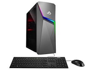 ASUS ROG Strix G10DK كمبيوتر سطح المكتب للألعاب ، AMD Ryzen 7 3700X ، GeForce GTX 1660 Ti ، 16 جيجا بايت DDR4 RAM ، 512 جيجا بايت PCIe SSD ، Wi-Fi 5 ، Windows 10 Home ، G10DK-AB764
