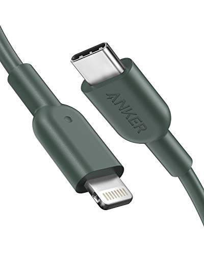 Anker Powerline II USB-C إلى سلك شحن Lightning لـ (6ft ، معتمد من MFi) لهاتف iPhone 13 13 Pro 12 Pro Max 12 11 X XS XR 8 Plus ، AirPods Pro ، يدعم توصيل الطاقة (رمادي) Anker Powerline II USB-C إلى سلك شحن Lightning لـ (6ft ، معتمد من MFi) لهاتف iPhone 13 13 Pro 12 Pro Max 12 11 X XS XR 8 Plus ، AirPods Pro ، يدعم توصيل الطاقة (رمادي)