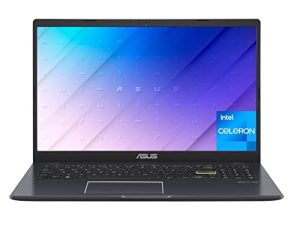 ASUS Vivobook Go 15 L510 كمبيوتر محمول رفيع وخفيف الوزن ، شاشة 15.6 بوصة FHD ، معالج Intel Celeron N4020 ، ذاكرة وصول عشوائي 4 جيجابايت ، تخزين 64 جيجابايت ، Windows 11 Home in S Mode ، سنة واحدة Microsoft 365 ، Star Black ، L510MA-AS02