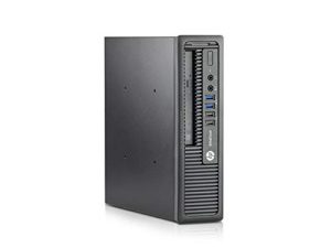 كمبيوتر HP EliteDesk 800 G1 USFF المكتبي - Intel Core i5-4570S 2.9 جيجا هرتز 8 جيجا بايت 500 جيجا بايت HDD DVDRW Windows 10 Professional (تم تجديده)