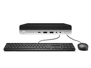 HP EliteDesk 800 G3 Mini Business Desktop PC Intel Quad-Core i5-6500T حتى 3.1G و 16G DDR4،256G SSD و VGA و DP Port و Windows 10 Professional 64 Bit-Multi-Language-English / Spanish (تم تجديده)