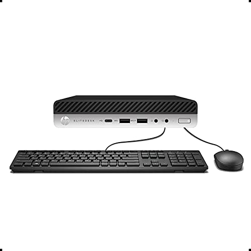 HP EliteDesk 800 G3 Mini Business Desktop PC Intel Quad-Core i5-6500T حتى 3.1G و 16G DDR4،256G SSD و VGA و DP Port و Windows 10 Professional 64 Bit-Multi-Language-English / Spanish (تم تجديده) HP EliteDesk 800 G3 Mini Business Desktop PC Intel Quad-Core i5-6500T حتى 3.1G و 16G DDR4،256G SSD و VGA و DP Port و Windows 10 Professional 64 Bit-Multi-Language-English / Spanish (تم تجديده)