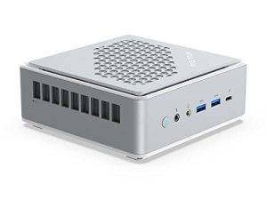 MINISFORUM EliteMini TH50 Mini PC 11th Gen Core i5-11320H Windows 11 Desktop Computer، 16GB RAM 512GB NVMe SSD، HDMI / DP / Thunderbolt 4 (8K @ 60Hz) Output ， 2x2.5G RJ45، 6xUSB، 2xHDD Slot، Iris Xe Graphics