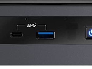 سطح مكتب Intel NUC10i5FNH للمنزل والأعمال أسود i5-10210U رباعي النواة وذاكرة وصول عشوائي 16 جيجا بايت و 512 جيجا بايت M.2 SATA SSD ورسومات UHD و WiFi و Bluetooth و 1 xHDMI وبطاقة SD و Win 10 Pro مع محور USB