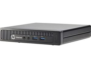 كمبيوتر HP EliteDesk 800 G1 Tiny Computer Micro Tower ، Intel Core i5-4590T ، 8 جيجا رام ، 256 جيجا SSD ، واي فاي ، Windows 10 Pro (تم تجديده)