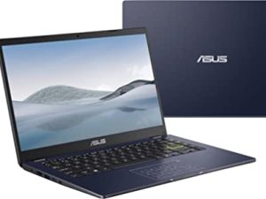كمبيوتر محمول 2022 ASUS 14 بوصة رفيع خفيف للأعمال ، معالج Intel Celeron N4020 ، ذاكرة وصول عشوائي DDR4 4 جيجا بايت ، سعة تخزين 320 جيجا بايت ، بطارية 12 ساعة ، كاميرا ويب ، Zoom Meeting ، Win11 + 1 Year Office 365 ، أسود