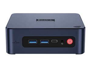 Beelink U59 Mini PC W11 Intel N5105 4C / 4T Turbo 2.9Ghz 16GB DDR4 512GB SSD أجهزة كمبيوتر صغيرة ، Dual HDMI + Type-C Triple 4K ، منافذ LAN مزدوجة ، 4xUSB3.0 ، PD Charge ، Dual Brand WiFi 5 ، Openwrt
