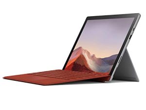 Microsoft 12.3 "Surface Pro 7 2-in-1 Touchscreen Tablet، Intel Core i7-1065G7 1.3GHz، 16GB RAM، 256GB SSD، Windows 10 Pro، ترقية مجانية إلى Windows 11، Platinum