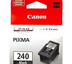 خرطوشة حبر أسود من كانون PG-240 متوافقة مع الطابعة MG2120 ، MG3120 ، MG4120 ، MX392 ، MG2220 ، MG3220 ، MG4220 ، MG3520 ، MG3620 ، MX472 ، MX532 ، TS5120