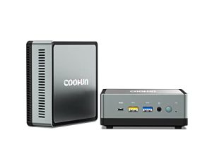 COOFUN Mini PC AMD Ryzen 7 3750H UM700 | 16 جيجا بايت رام 256 جيجا بايت PCIe SSD كمبيوتر مكتبي صغير | رسومات Radeon RX Vega 10 | Dual WiFi BT 4.2 | HDMI / العرض / USB-C | تصميم صغير الحجم لمنافذ RJ45 4X USB 3.0
