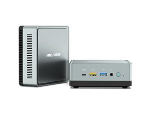 MINISFORUM UM350 Mini PC AMD Ryzen 5 3550H 4C / 8T كمبيوتر مكتبي ، DDR4 16G RAM + 512G SSD ، HDMI / DP / USB-C 4K @ 60Hz إخراج ، 2500 ميجابت في الثانية LAN ، 4X USB Port كمبيوتر صغير ، Radeon Vega 8 Graphics Tower PC