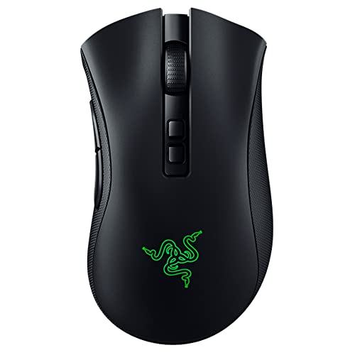 ماوس الألعاب اللاسلكي Razer DeathAdder V2 Pro: مستشعر بصري 20K DPI - 3X أسرع من التبديل البصري الميكانيكي - إضاءة Chroma RGB - عمر بطارية 70 ساعة - 8 أزرار قابلة للبرمجة - أسود كلاسيكي ماوس الألعاب اللاسلكي Razer DeathAdder V2 Pro: مستشعر بصري 20K DPI - 3X أسرع من التبديل البصري الميكانيكي - إضاءة Chroma RGB - عمر بطارية 70 ساعة - 8 أزرار قابلة للبرمجة - أسود كلاسيكي
