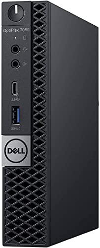 كمبيوتر مكتبي Dell Optiplex 7060 Micro MFF Intel i7-8700T سداسي النوى 2.40 جيجاهرتز 16 جيجابايت DDR4 جديد 256 جيجابايت M.2 NVMe SSD WiFi BT HDMI جديد Dell KB & Mouse Windows 10 Pro (تم تجديده) كمبيوتر مكتبي Dell Optiplex 7060 Micro MFF Intel i7-8700T سداسي النوى 2.40 جيجاهرتز 16 جيجابايت DDR4 جديد 256 جيجابايت M.2 NVMe SSD WiFi BT HDMI جديد Dell KB & Mouse Windows 10 Pro (تم تجديده)
