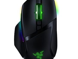 ماوس الألعاب اللاسلكي Razer Basilisk Ultimate Hyperspeed اللاسلكي: أسرع مفتاح للماوس للألعاب ، مستشعر بصري 20K DPI ، إضاءة Chroma RGB ، 11 زرًا قابلة للبرمجة ، بطارية 100 ساعة ، أسود كلاسيكي