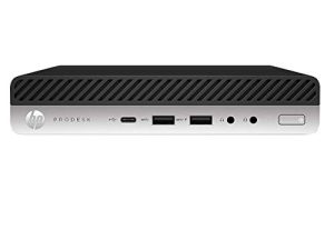 HP ProDesk 600 G4 Mini ، Intel Core i5-8500T 6-Core حتى 3.5 جيجا هرتز ، 8 جيجا بايت رام ، 256 جيجا بايت M.2 PCIe NVMe SSD ، USB-C ، Intel UHD Graphics 630 (يدعم 4K) ، منفذ العرض ، VGA ، WiFi & BT ، Windows 10 Pro (تم تجديده)