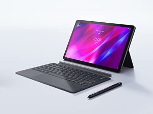 Lenovo Tab P11 Plus - 2022 - بطارية طويلة العمر - شاشة 11 بوصة 2K - كاميرا أمامية 8 ميجابكسل وكاميرا خلفية 13 ميجابكسل - ذاكرة 6 جيجابايت - تخزين 128 جيجابايت - Android 11 أو أحدث - لوحة المفاتيح والقلم مضمن