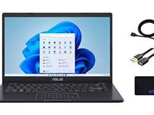 لاب توب أسوس 14 بوصة ، معالج إنتل سيليرون إن 4020 ، 4 جيجابايت دي دي آر 4 رام ، 64 جيجابايت إي إم إم سي ، لوحة رقمية ، ويندوز 11 هوم ، ستار بلاك ، مع ملحقات الكمبيوتر من إم تي سي