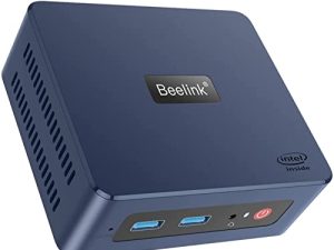 كمبيوتر صغير Beelink Mini S مع معالج 11th Gen 4-Cores N5095 ، 8 جيجابايت DDR4 128G SSD أجهزة كمبيوتر سطح المكتب الصغيرة ، Micro Pc Dual HDMI 4K @ 60Hz / Gigabit Ethernet / Dual WiFi / BT4.0 / دعم 2.5 "HDD / SSD