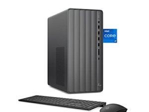 كمبيوتر سطح المكتب HP Envy ، Intel UHD Graphics 770 ، معالج Intel Core من الجيل الثاني عشر ، ذاكرة وصول عشوائي 16 جيجا بايت ، 512 جيجا بايت SSD ، نظام تشغيل Windows 11 Home ، منافذ USB ، HP QuickDrop ، Wi-Fi 6 & Bluetooth Combo (TE01-3020 ، 2022)
