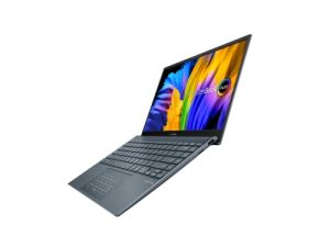 كمبيوتر محمول ASUS ZenBook 13 نحيف للغاية ، 13.3 بوصة OLED NanoEdge ، Intel Evo Platform i7-1165G7 ، 8 جيجابايت ، 512 جيجابايت SSD ، NumberPad ، Thunderbolt 4 ، Wi-Fi 6 ، Windows 11 Home ، AI Noise-Cancellation ، Pine Grey ، UX325EA-EH71