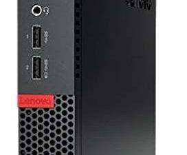 Lenovo ThinkCentre M910q Tiny Desktop (أسود) - Intel Quad-Core i7-6700T 2.90GHz - 16GB RAM - 256GB SSD - Win 10 Pro (تم تجديده)