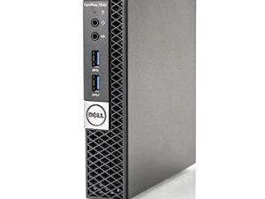 جهاز كمبيوتر Dell Optiplex 7040 Micro Form Factor ، معالج Intel Quad Core i5 6500T 2.5 جيجا هرتز ، 16 جيجا بايت DDR4 ، 256 جيجا بايت NVMe SSD ، Wi-Fi ، HDMI ، Windows 10 Pro (تم تجديده)