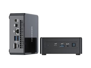 GEEKOM Mini PC ، Mini IT8 Intel i5-8259U أجهزة كمبيوتر سطح المكتب الصغيرة 16 جيجا بايت رام 512 جيجا بايت PCIe SSD ، كمبيوتر ويندوز 11 برو ميني / ثنائي القناة DDR4 / HDMI2.0 4K UHD / واي فاي مزدوج / BT / USB 3.2 / VESA للمنزل / المكتب