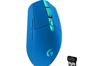 ماوس الألعاب اللاسلكي Logitech G305 LIGHTSPEED ، مستشعر Hero 12K ، 12000 نقطة في البوصة ، خفيف الوزن ، 6 أزرار قابلة للبرمجة ، عمر بطارية يصل إلى 250 ساعة ، ذاكرة داخلية ، كمبيوتر شخصي / ماك - أزرق