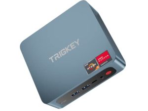 TRIGKEY 6 Core 12 Thread Mini Computer W11 كمبيوتر سطح المكتب Ryzen 5 5560 حتى 4.0 جيجا هرتز) 16G DDR4 + 500G NVME SSD 35W TPD Micro PC | 6Core 1600MHz HD Graphics | واي فاي 6 | BT 5.2 | منفذ HDMI مزدوج | النوع- C | W11