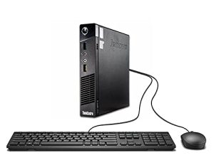 لينوفو ثينك سنتر M93P Tiny Mini Business كمبيوتر مكتبي ، معالج Intel ثنائي النواة i5-4570T يصل إلى 3.60 جيجاهرتز ، 8 جيجابايت رام ، 240 جيجابايت SSD ، واي فاي ، ويندوز 10 برو (تم تجديده)