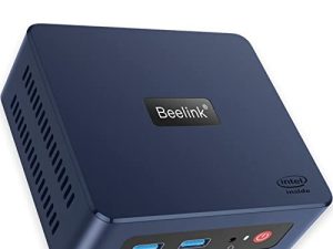 Beelink Mini PC ، MiniS مع معالج الجيل الحادي عشر N5095 ، 8GB DDR4 256GB SSD أجهزة كمبيوتر سطح المكتب الصغيرة ، دعم الكمبيوتر الصغير ثنائي HDMI2.0 4K UHD / 2.4G / 5G Dual WiFi / BT4.0 / Gigabit Ethernet للمنزل / المكتب