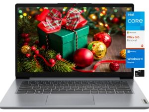 لاب توب Lenovo IdeaPad 1i 14 ، شاشة عالية الدقة 14.0 بوصة ، Intel Celeron DualCore N4020 ، ذاكرة وصول عشوائي 4 جيجابايت ، تخزين 96 جيجابايت (64 جيجابايت eMMC + بطاقة 32 جيجابايت) ، Microsoft 365 لمدة عام واحد ، WiFi 6 ، عمر بطارية طويل ، Win 11 ، بطاقة TiTac