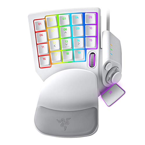 لوحة مفاتيح الألعاب Razer Tartarus Pro: مفاتيح مفاتيح بصرية تناظرية - 32 مفتاحًا قابلًا للبرمجة - إضاءة كروما RGB قابلة للتخصيص - وحدات ماكرو قابلة للبرمجة - حساسية ضغط مفتاح متغير - أبيض زئبقي لوحة مفاتيح الألعاب Razer Tartarus Pro: مفاتيح مفاتيح بصرية تناظرية - 32 مفتاحًا قابلًا للبرمجة - إضاءة كروما RGB قابلة للتخصيص - وحدات ماكرو قابلة للبرمجة - حساسية ضغط مفتاح متغير - أبيض زئبقي
