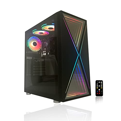 كمبيوتر سطح المكتب للألعاب من Alarco Intel i5 3.10GHz ، 8GB Ram ، 1TB Hard Drive ، Windows 10 pro ، WiFi Ready ، Video Card Nvidia GTX 650 1GB ، 3 RGB Fans with Remote كمبيوتر سطح المكتب للألعاب من Alarco Intel i5 3.10GHz ، 8GB Ram ، 1TB Hard Drive ، Windows 10 pro ، WiFi Ready ، Video Card Nvidia GTX 650 1GB ، 3 RGB Fans with Remote