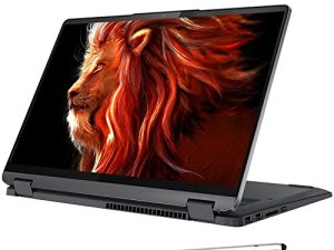Lenovo 2022 Flex 5 14 "2-in-1 2K Touchscreen Laptop، 16:10 QHD (2240 x 1400) Display، 8-Core AMD Ryzen 7 5700U (Beat i7-1180G7)، Backlit KB، Fingerprint، W / Stylus Pen، Win11 H (16 جيجابايت | 1024 جيجابايت SSD)
