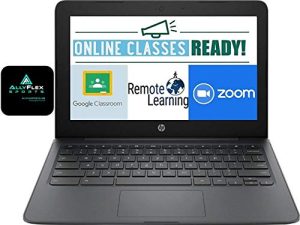 2022 أحدث كمبيوتر محمول HP Chromebook 11.6 بوصة عالي الدقة للأعمال والطلاب ، Intel Celeron N3350 ، ذاكرة 4 جيجابايت ، 32 جيجابايت eMMC ، كاميرا ويب ، USB-C ، WiFi ، Bluetooth ، Chrome OS + AllyFlex MOUSPAD