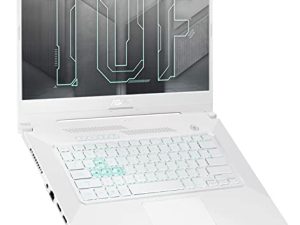 ASUS TUF Dash 15 (2021) كمبيوتر محمول فائق النحافة للألعاب ، 15.6 - 240 هرتز FHD ، GeForce RTX 3070 ، Intel Core i7-11375H ، 16 جيجابايت DDR4 ، 1 تيرابايت PCIe NVMe SSD ، Wi-Fi 6 ، Windows 10 ، Moonlight White ، TUF516PR-DS77 -هل